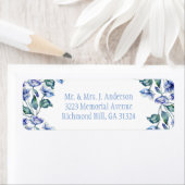 水彩ブルーポピー ラベル (インサイチュ)