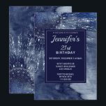 水彩ブルーマンダラ21st誕生日招待状 招待状<br><div class="desc">上品で青スタイリッシュマンダラ21歳の誕生日パーティの招待状。文字は、誕生日、ブライダルシャワー、または任意の種類のお祝いに合わせてパーソナライズできる。</div>