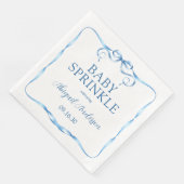 水彩ブルーリボンベビー散布 (コーナー)