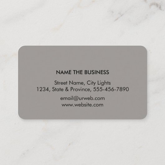 水彩ブルーロータスフラワーロゴマッサージヨガ 名刺 (裏面)