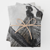 水彩ブロードウェイコーナー記号 ラッピングペーパーシート (インサイチュ)