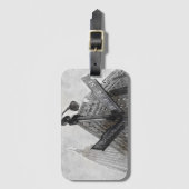 水彩ブロードウェイニューヨークラゲッジタグ – NYC ラゲッジタグ (正面縦)