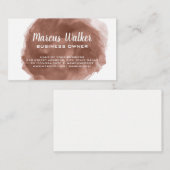 水彩ブロ 名刺 (正面/裏面)