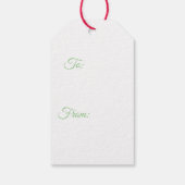 水彩ブーケギフトラベル ギフトタグ (裏面)