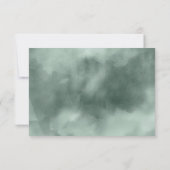 水彩ブーケブライダルシャワー赤面ID654 招待状 (裏面)