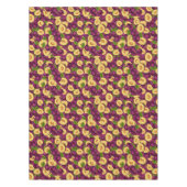 水彩プラム テーブルクロス (正面)