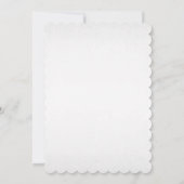 水彩プリンセスユニコーン誕生日招待状 招待状 (裏面)