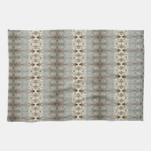 水彩プリント模様 キッチンタオル (横)