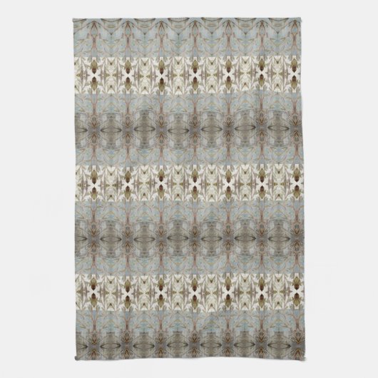 水彩プリント模様 キッチンタオル (縦)