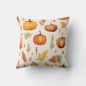 水彩プリント秋をテーマにした装飾用クッション クッション (裏面)