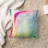 水彩プリント装飾用クッション クッション (ブランケット)