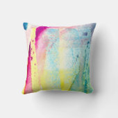 水彩プリント装飾用クッション クッション (裏面)