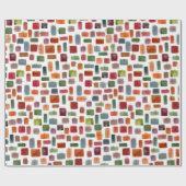 水彩プレゼントイラストレーション ラッピングペーパー (フラット)