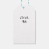 水彩プロテアのクラフトギフトタグ ギフトタグ (裏面)