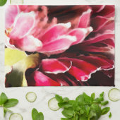 水彩プロテアクローズアップキッチンタオル16" x 24" キッチンタオル (折り畳み)