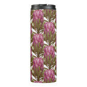 水彩プロテアフラワープラント熱タンブラー タンブラー (裏面)