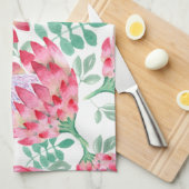 水彩プロテア キッチンタオル (四つ折り)