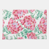 水彩プロテア キッチンタオル (横)