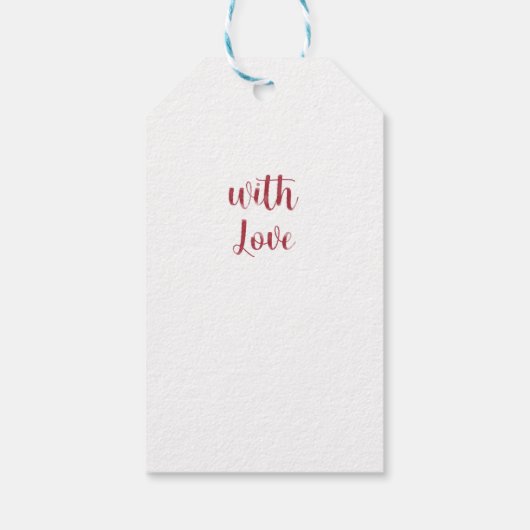 水彩プロテア ギフトタグ (裏面)