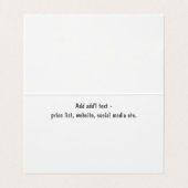 水彩プロフェッショナルホームオーガナイザー事業 名刺 (内部フラット)