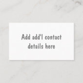 水彩プロフェッショナルホームオーガナイザー 名刺 (裏面)