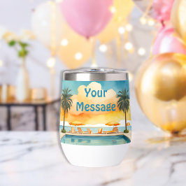 水彩プール夏のパーティー