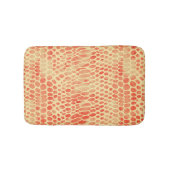 水彩ヘビプリント バスマット (正面)