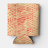 水彩ヘビプリント 缶クーラー (正面)