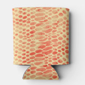 水彩ヘビプリント 缶クーラー (裏面)