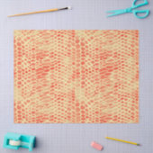 水彩ヘビプリント 薄葉紙 (クラフト)