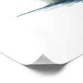 水彩ヘロン自然 ポスター (角)