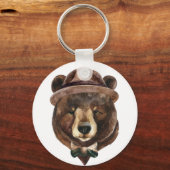 水彩ベアファッション キーホルダー (正面)