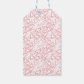 水彩ベアーバレンタインデー ギフトタグ (裏面)