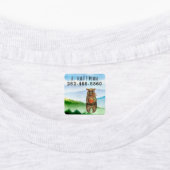 水彩ベア |お名前のキッズの追加 ラベル (貼付)