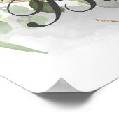 水彩ベイビーシャワーフォトプロップポスター ポスター (角)