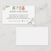 水彩ベビーウェア Boho Boy Books for Bohoベビー エンクロージャーカード (正面/裏面)