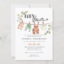 水彩ベビーウェア | Boho BoyBabyシャワー