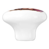 水彩ベビーキツネセラミックノブ セラミックノブ (側面)