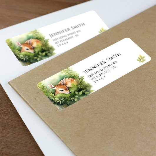 水彩ベビーディアベビーシャワー住所 シール