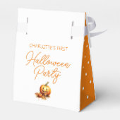 水彩ベビードラゴンハローウィンパーティ フェイバーボックス (裏面サイド)