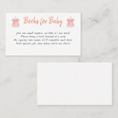 水彩ベビードレスブックベビーカードインサート コーリングカード (正面/裏面)