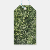 水彩ベビーハリネズミ赤ちゃんシャワー ギフトタグ (裏面)