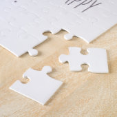 水彩ベビーフクロウ子供部屋ウォールアート ジグソーパズル (側面)