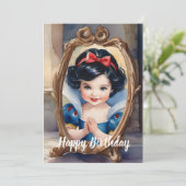 水彩ベビー白雪挨拶カード シーズンカード (スタンド正面)