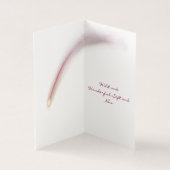 水彩ベビー誕生発表カード (内部)