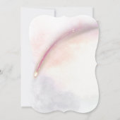 水彩ベビー誕生発表カード (裏面)