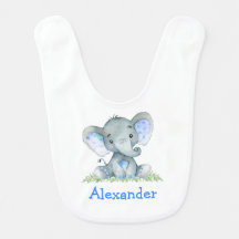 水彩ベビー象オングリーナリー