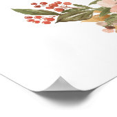 水彩ベビー鹿子供部屋ポスター ポスター (角)