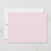 水彩ベビー フラワークレスト ノートカード (裏面)