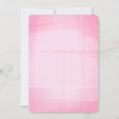 水彩ベリースイートストロベリー1st誕生日 招待状 (裏面)